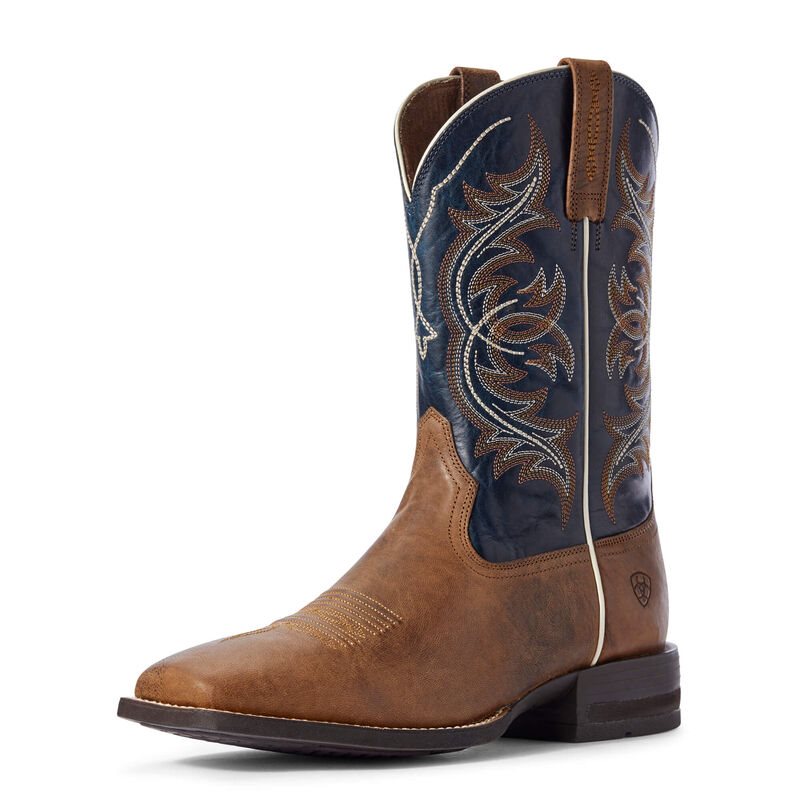 Ariat Western: Holder Botas Western Hombre - Marrones / Azul Marino (KEDSL2095)